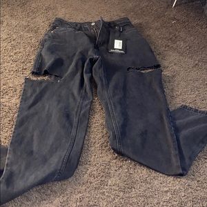 Black bootcut jeans from pretty little thing
